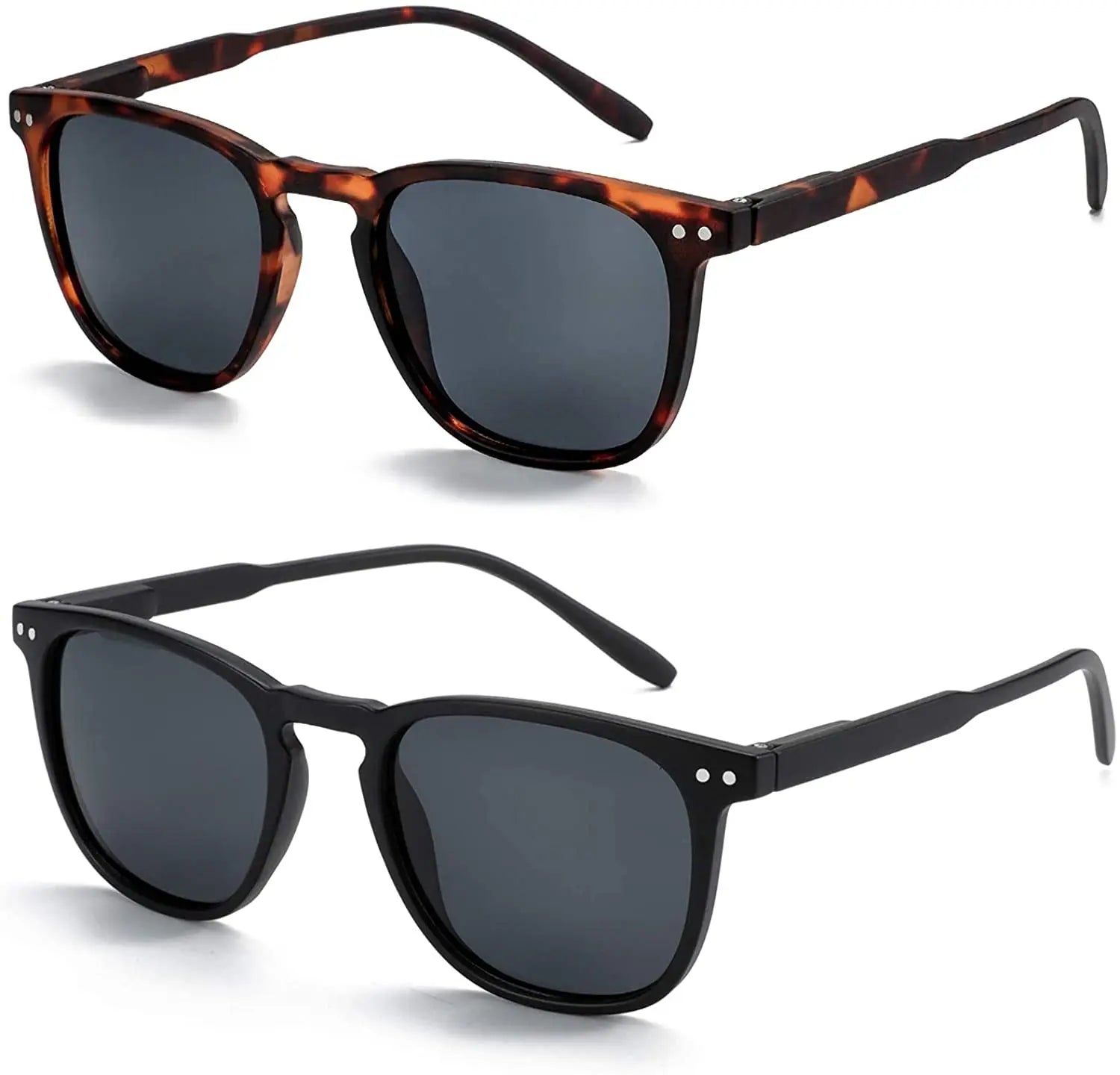 ZENOTTIC Vintage Polarized Sunglasses Men Classical Retro Brand Designer Round Outdoor Driving UV400 Shades Sun Glasses Woman