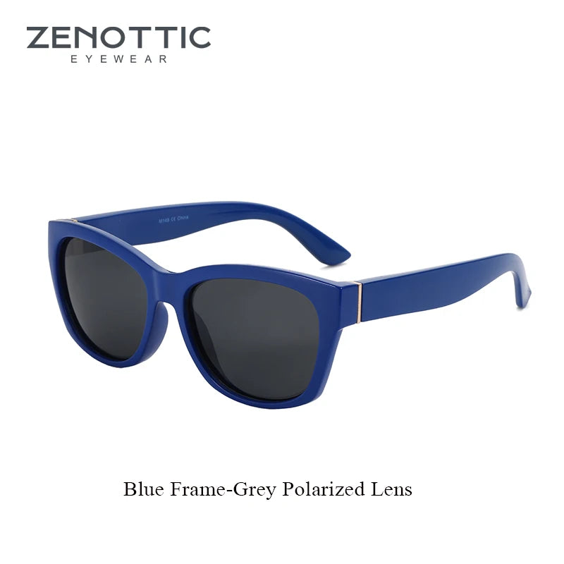 ZENOTTIC Cat Eye Sunglasses Women Polarized - Vintage Square Shades UV Protection Retro Oversized Sun Glasses for Driving